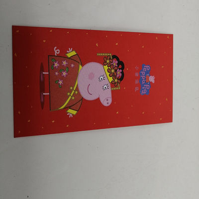 좋은 가격 만화 Pritning 중국 빨간 소포 빨간 외부 중국 결혼식 봉투 온라인으로