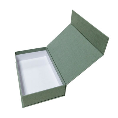 좋은 가격 짜임새 종이에 있는 120gsm 녹색 선물 수송용 포장 상자 스카프 포장 상자 온라인으로